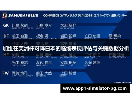 加维在美洲杯对阵日本的临场表现评估与关键数据分析